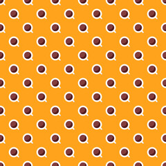 コーヒーのパターンイラスト