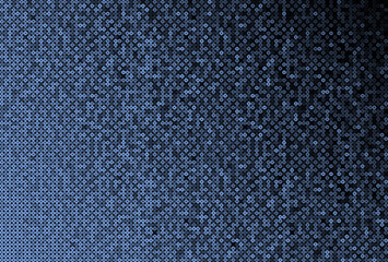 Background made of blue sequins, glitters dots