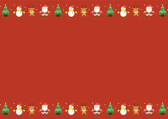 Christmas background with Santa Claus