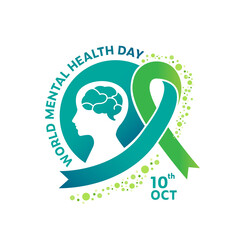 World Mental Health Day Vector illustration