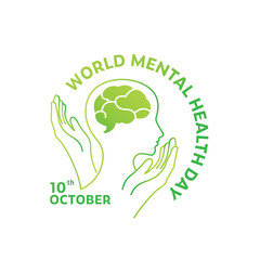 World Mental Health Day Vector illustration