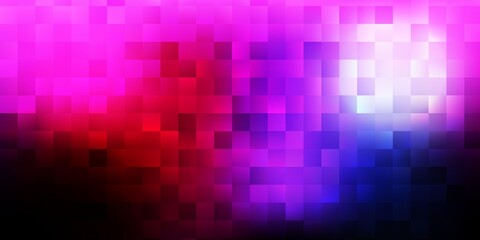 Dark pink, green vector texture with memphis shapes.