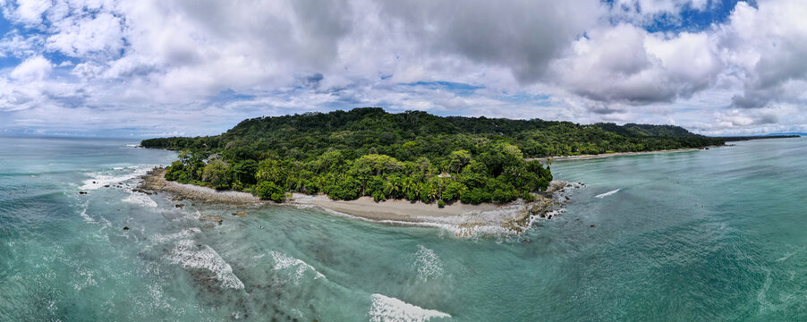 Pristine undisturbed beaches of the Peninsula de Osa in Costa Rica