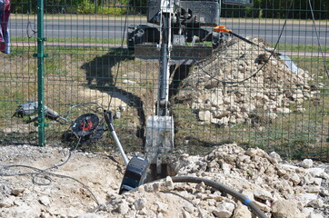 roboty ziemne ,usługi młotem ,usługi koparką , usługi budowlane , usługi remontowe ,przebijanie pod jezdnią ,zagęszczanie ziemi ,budowa, buldożer, machina, osprzęt, ciągnik, koparka, przemysł, maszyne © Szymon