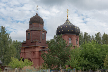 Fototapeta na wymiar St. Nicolaus church in Russia