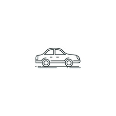 Simple vehicle icon flat design