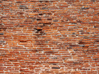 ancient orange brick wall background