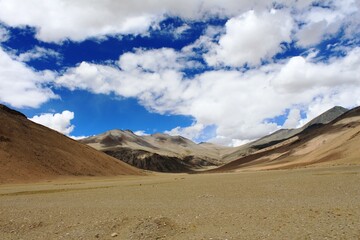 Fototapeta na wymiar Beautiful mountains of Ladakh, India.