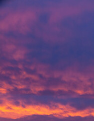 Clouds. Sky. Sunrise