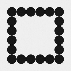 Abstract Cross Pattern Dots Logo generative computational art illustration