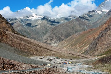 Beautiful mountains of Ladakh, India.