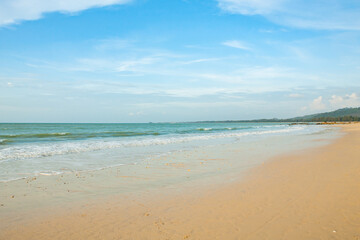 Beautiful tropical beach and sea .