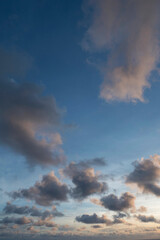 Fototapeta na wymiar Clouds. Sky. Sunset.
