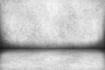 Concrete wall white color for background. Old grunge textures with scratches and cracks. White painted cement wall texture.