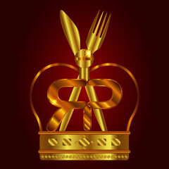 Golden Crown - Logo Artwork - Restaurants 
