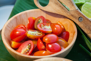Decoration and vegetable