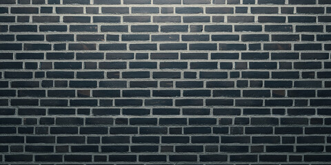 Fototapeta na wymiar Dark brick wall texture 3d rendering