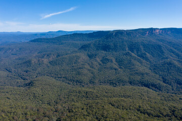 The Kedumba Pass in The Blue Mountains in Australia