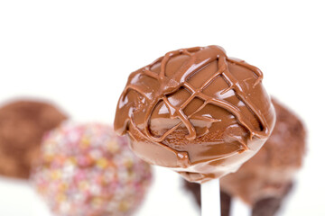 Cake pop closeup