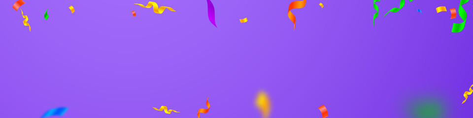 Streamers and confetti. Festive streamers tinsel a