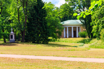 Obraz premium Pavilion Concert Hall in Catherine park at Tsarskoye Selo in Pushkin, Russia