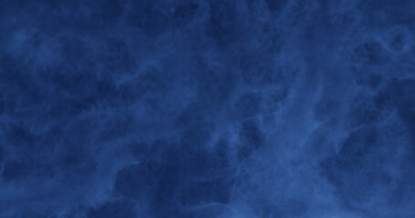 Abstract 4k resolution defocused smoke background for backdrop, wallpaper and varied design. Dark blue, blue gray and electric blue colors.