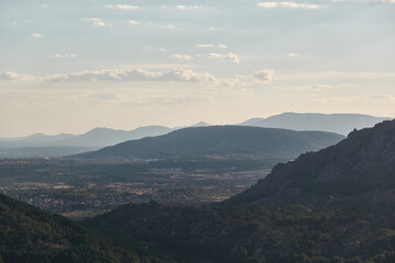 La Pedriza in the Sierra de Guadarrama National Park. Madrid's community. Spain.