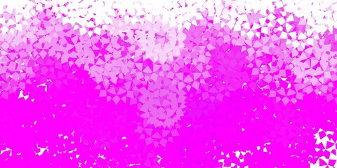 Light blue, green vector texture with triangular style.