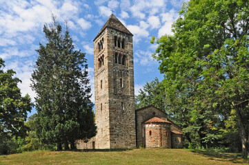 Fototapeta na wymiar Chiesa Romanica di San Secondo - Magnano, Biella
