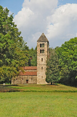 Naklejka premium Chiesa Romanica di San Secondo - Magnano, Biella