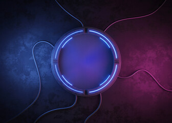 Abstract background, Circle Futuristic