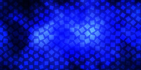 Dark BLUE vector layout with lines, rectangles. Abstract gradient illustration with colorful rectangles. Modern template for your landing page.