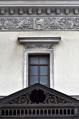 Obraz premium beautiful facade of stone historical building