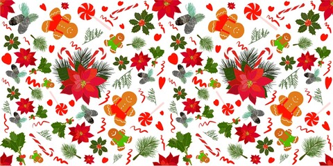 Christmas seamless pattern