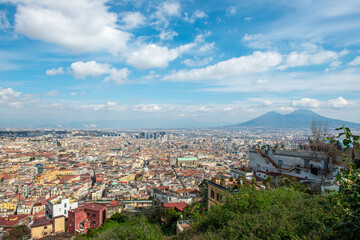 Fototapeta na wymiar Naples panoramic view