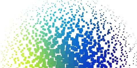 Light Multicolor vector background in polygonal style. Colorful illustration with gradient rectangles and squares. Design for your business promotion.