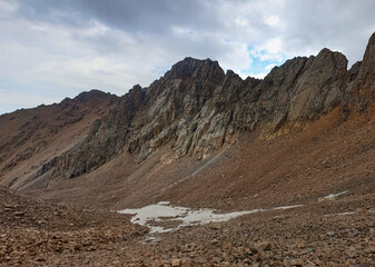 walk in the summer mountains