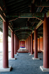 Pillars of Korean traditional houses