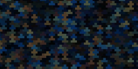 Dark Blue, Yellow vector texture in rectangular style. Illustration with a set of gradient rectangles. Design for your business promotion.