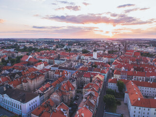 Evening in Kalisz Wielkopolski, Poland