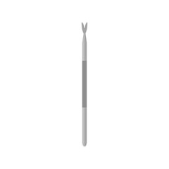 Cuticle groomer, manicure and pedicure tool isolated on white.