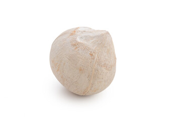 fresh coconut on white background