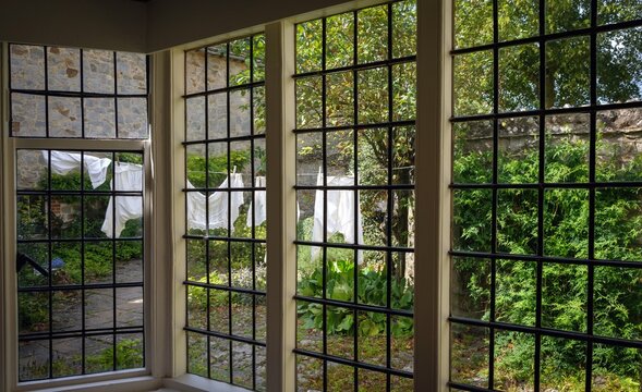 Interior Of 16th Century Antique Avebury Manor In Avebury England