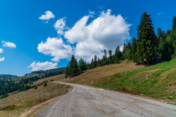 Beautiful mountain landscape in Ajara, beautiful valley