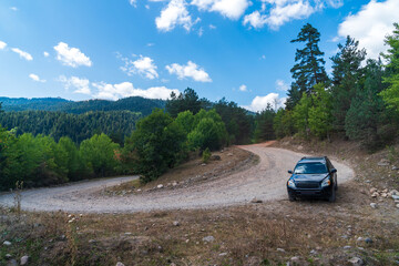 Beautiful mountain landscape in Ajara, beautiful valley