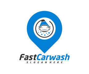 Car Wash logo designs concept vector, Automotive Cleaning logo template