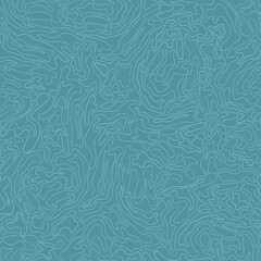 Doodle light blue shapes on calm gray-blue background. Seamless abstract water pattern. Suitable for packaging, textile, wallpaper.