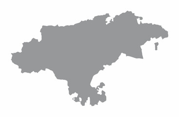 Cantabria region map