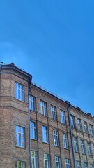 Fototapeta premium facade of an building with sky