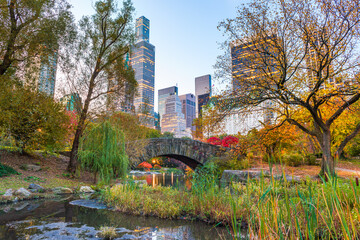 Central Park during autumn in New York City